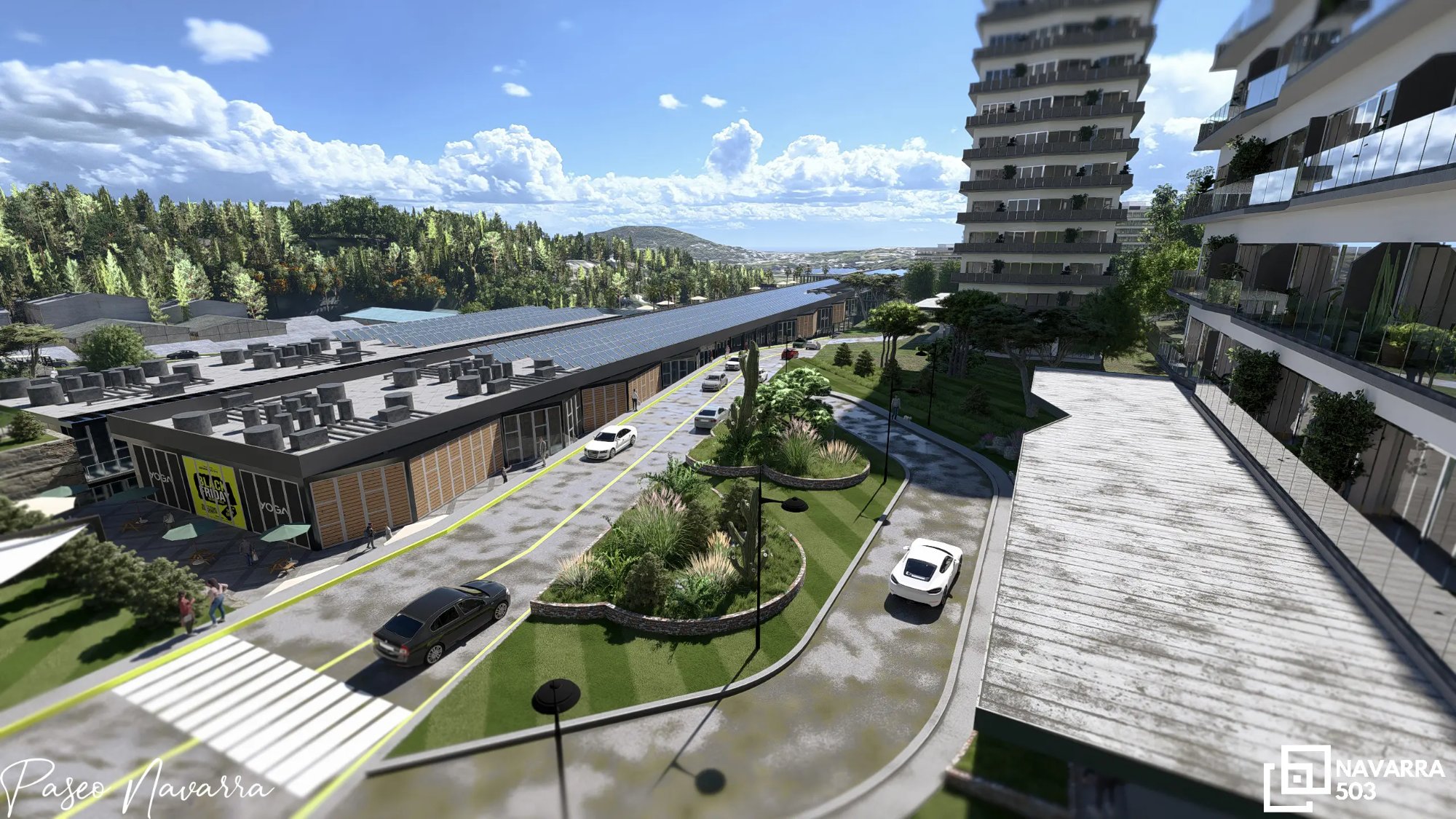 Vista Aérea Paseo Navarra