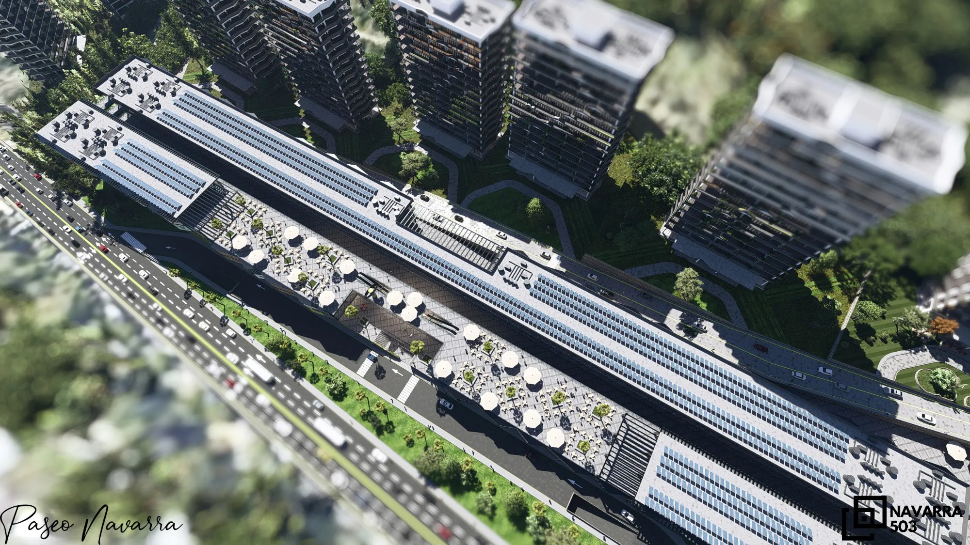 Vista Panorámica Paseo Navarra